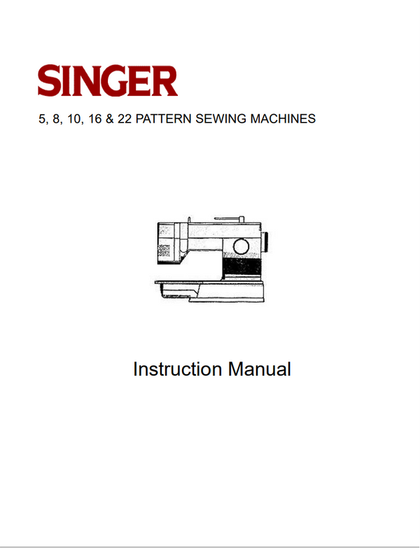 Instruction Manual, Singer - mrsewing