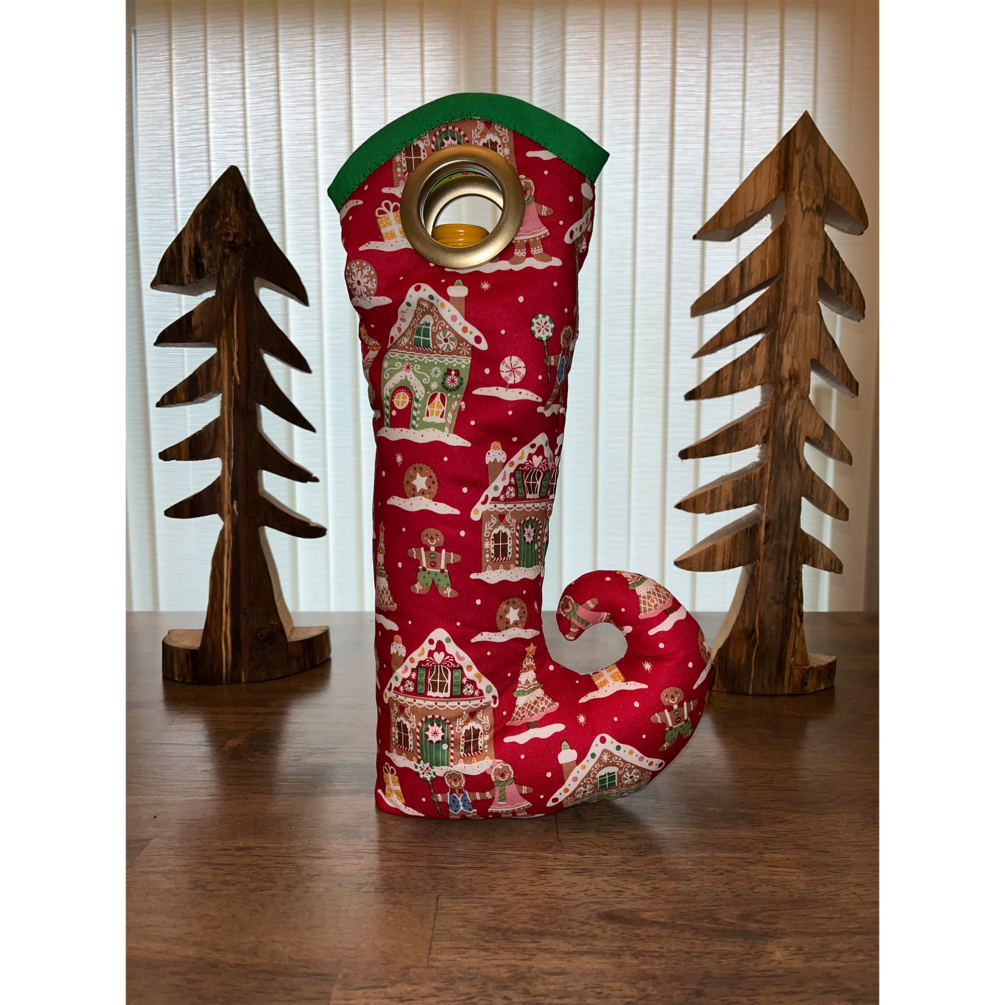 Christmas Stocking Wine Bag