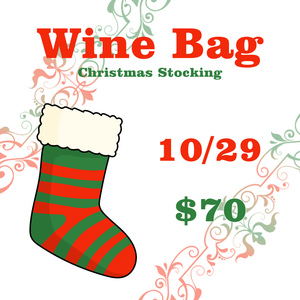 Christmas Stocking Wine Bag