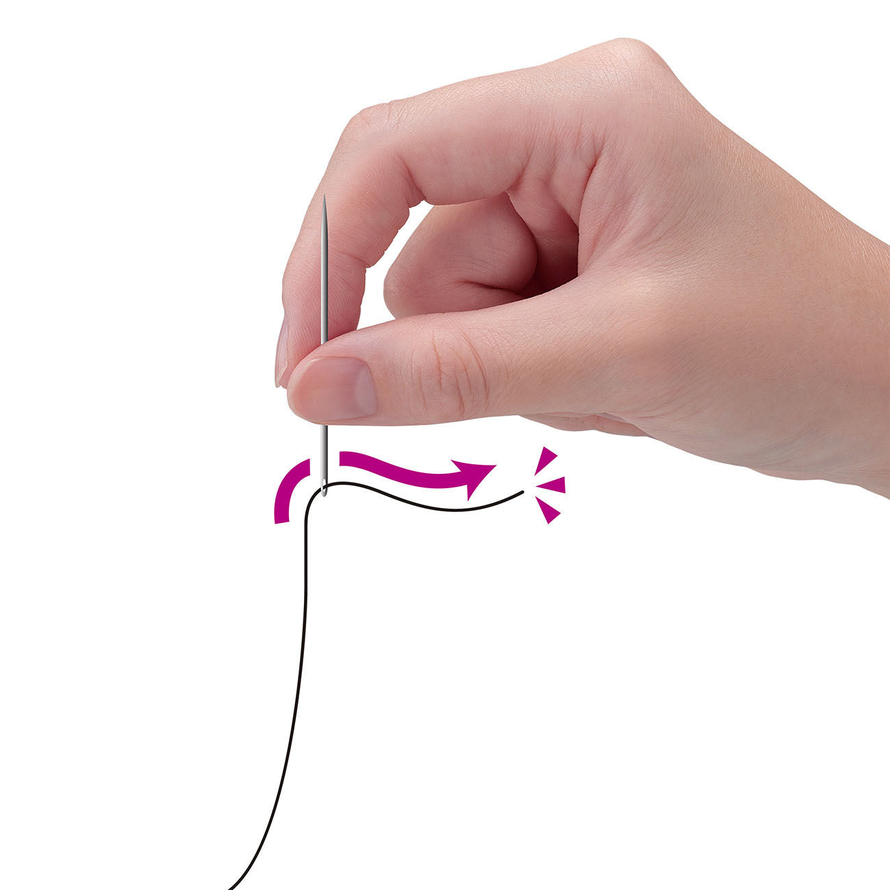 Quick Desk Needle Threader (Pink)