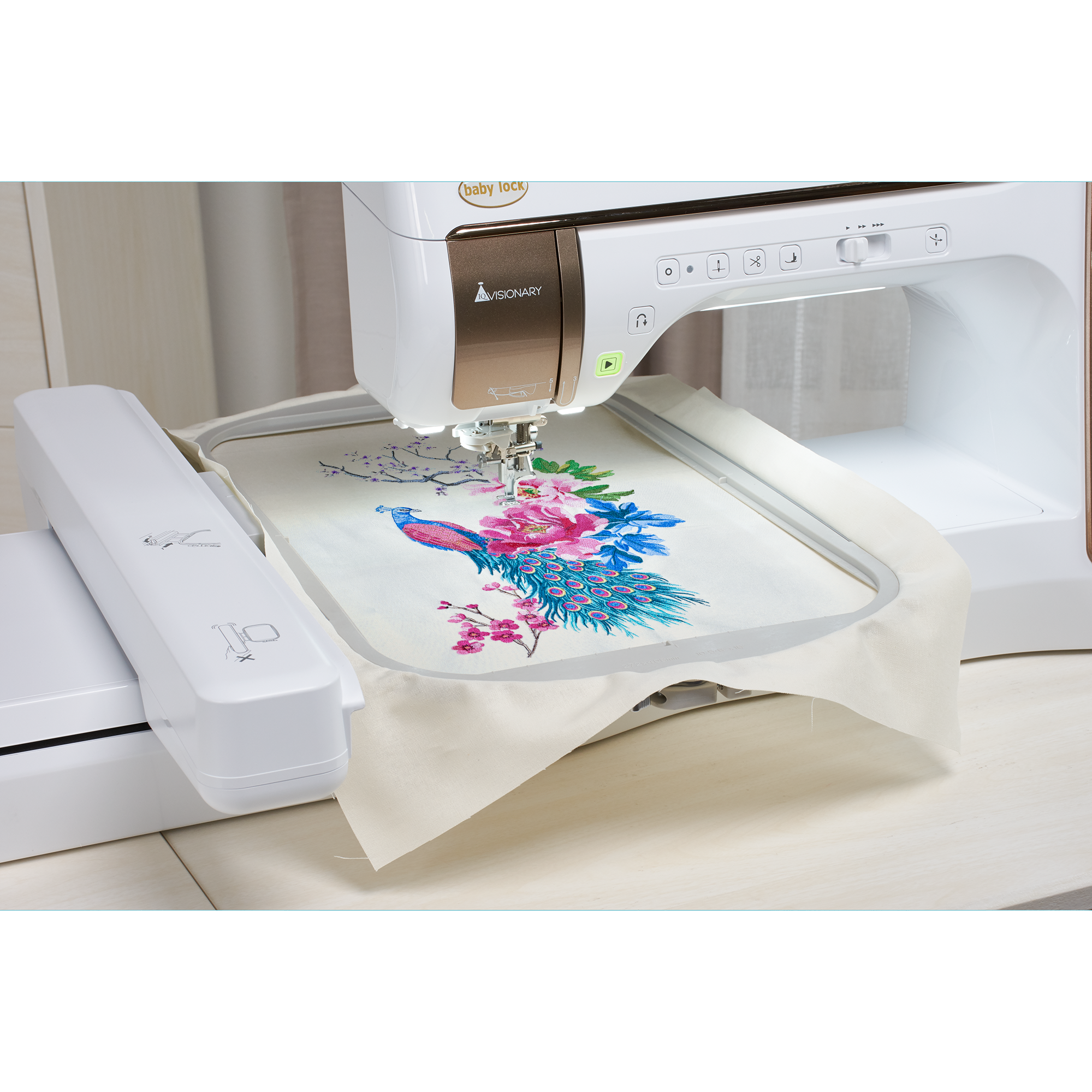 (A) Baby Lock Solaris Vision Embroidery and Sewing Machine