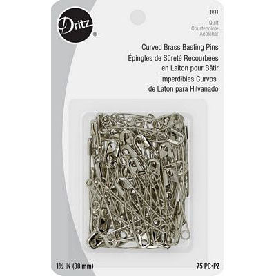 Curved Basting Pins - Sz 2