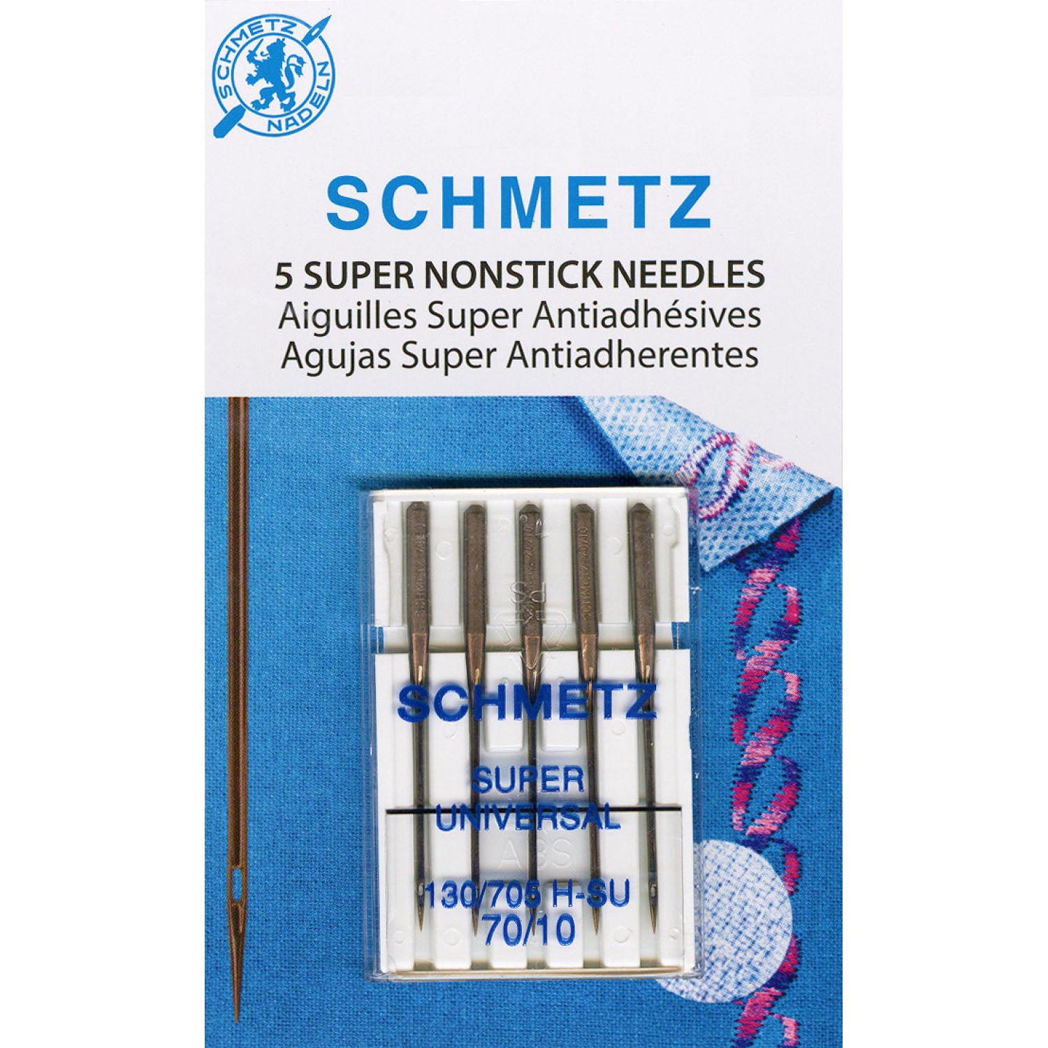 Schmetz Super Non-Stick Needles - Size 70/10