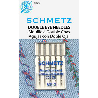 Schmetz Double Eye Needle - 80/12