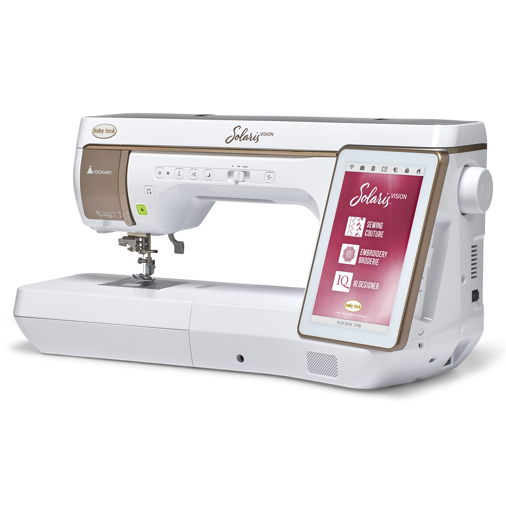 (A) Baby Lock Solaris Vision Embroidery and Sewing Machine