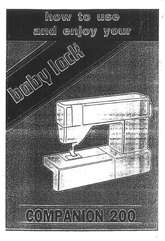 Instruction Manual, Kenmore 1803 - mrsewing