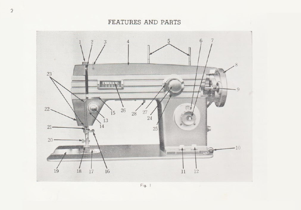Alto Golden Stitch Deluxe Zig Zag Sewing Machine Instruction Manual Reprint  COPY
