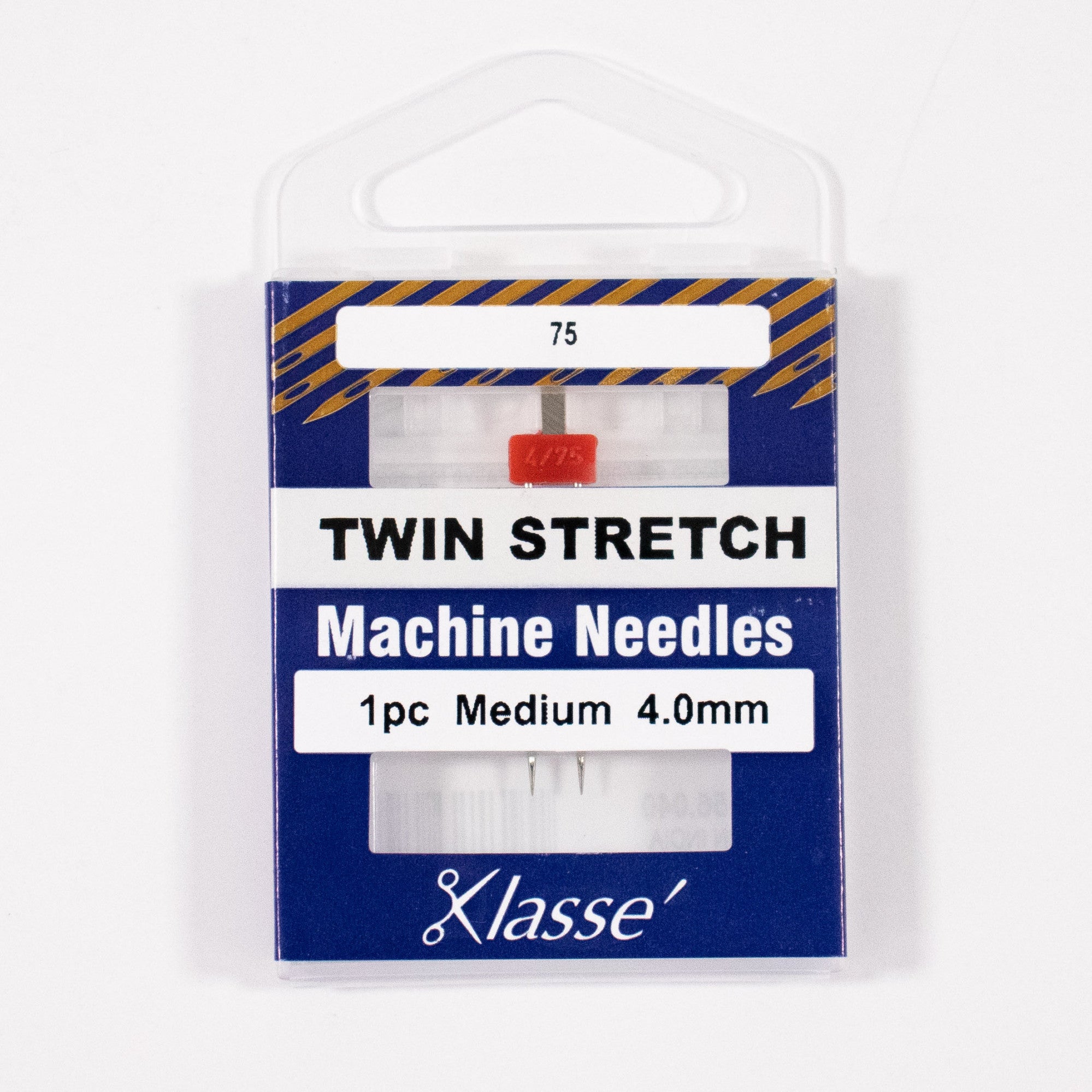 SINGER 4mm Twin Stretch Needles, Size 80/11