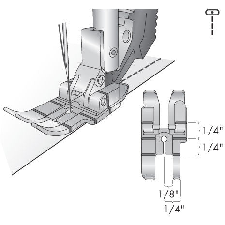 Quarter Inch Presser Foot