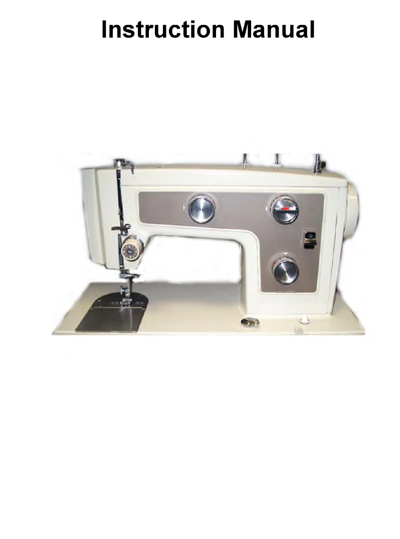 Kenmore 385.1268180 - 12681 Sewing Machine Instruction Manual