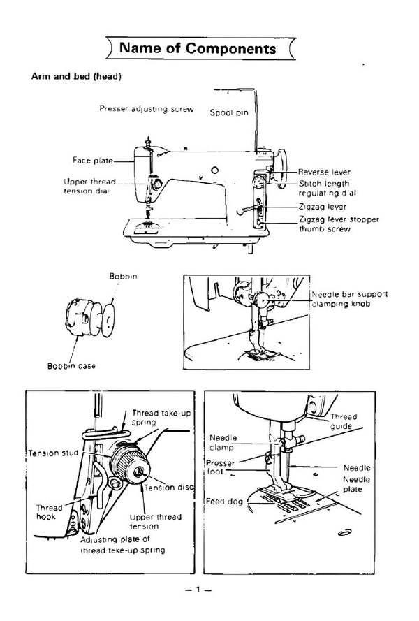 Instruction Manual, Brother TZ1-B652 - mrsewing