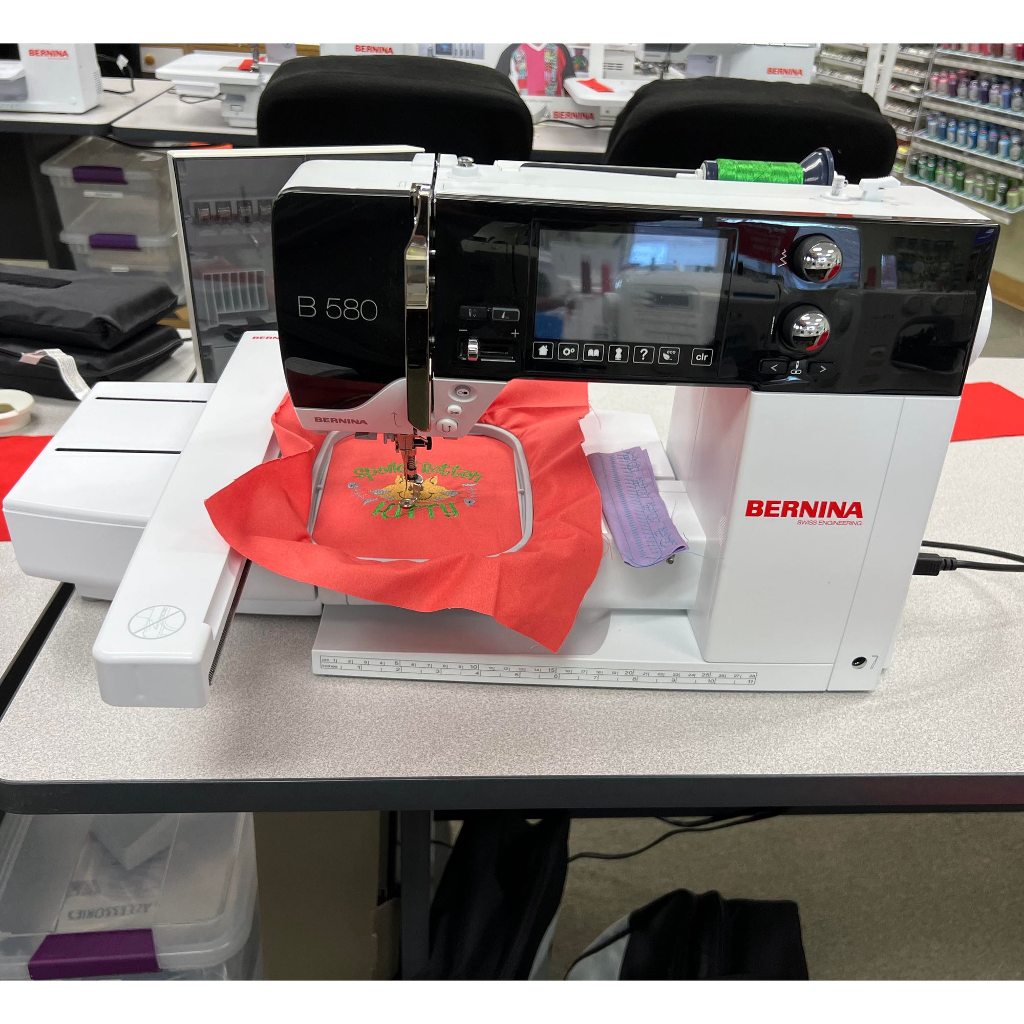 USED Bernina 580 Sewing and Embroidery Machine